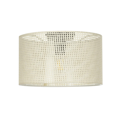 GLOBOSTAR® CILIO 203-0155 Μοντέρνο Φωτιστικό Οροφής με Ντουί 1 x E27 AC 220-240V IP20 - Λευκό - Μ38 x Π38 x Υ23cm