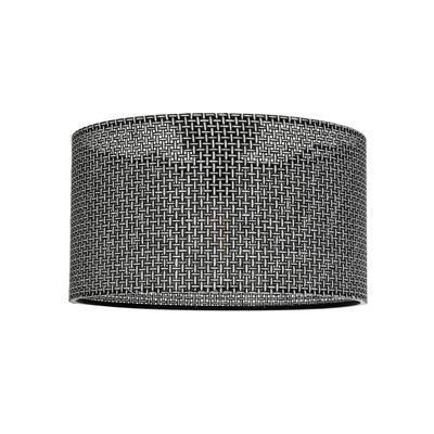 GLOBOSTAR® CILIO 203-0157 Μοντέρνο Φωτιστικό Οροφής με Ντουί 1 x E27 AC 220-240V IP20 - Μαύρο - Μ38 x Π38 x Υ23cm