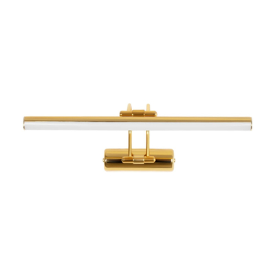 GloboStar® REFINE 203-0185 Φωτιστικό Τοίχου - Απλίκα LED 7W 640lm 120° AC 220-240V IP44 Θερμό Λευκό 2700K Χρυσό - Μ35 x Π21 x Υ12cm - 2 Xρόνια Εγγύηση