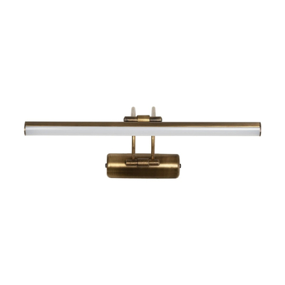 GloboStar® REFINE 203-0186 Φωτιστικό Τοίχου - Απλίκα LED 7W 640lm 120° AC 220-240V IP44 Θερμό Λευκό Μπρονζέ - Μ35 x Π21 x Υ12cm - 2 Xρόνια Εγγύηση