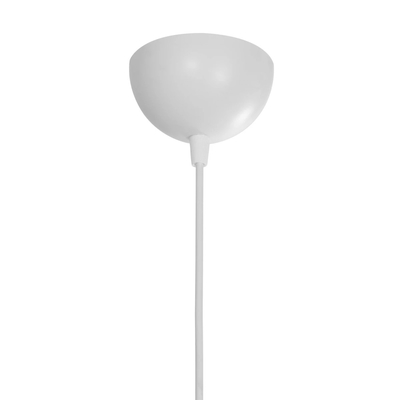 GLOBOSTAR® DISE 201-0052 Μοντέρνο Κρεμαστό Φωτιστικό Οροφής με Ντουί 1 x E27 AC 220-240V IP20 - Λευκό - Μ28 x Π28 x Υ31cm