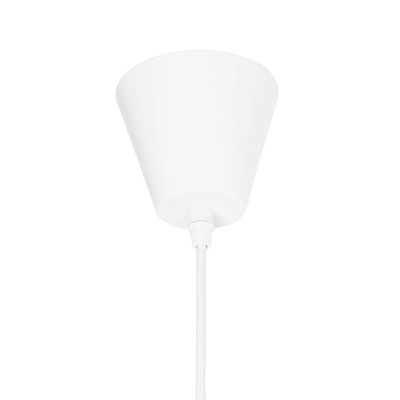 GLOBOSTAR® LUMINOVA 61463 Μοντέρνο Κρεμαστό Φωτιστικό Οροφής με Ντουί 1 x E27 AC 220-240V IP20 - Λευκό - Μ40 x Π40 x Υ20cm