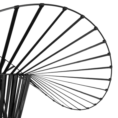 GLOBOSTAR® LUMINOVA 61464 Μοντέρνο Κρεμαστό Φωτιστικό Οροφής με Ντουί 1 x E27 AC 220-240V IP20 - Μαύρο - Μ60 x Π60 x Υ25cm