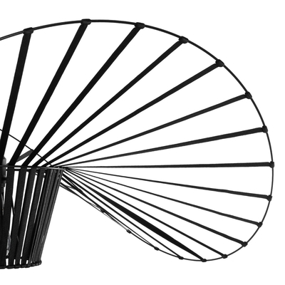 GLOBOSTAR® LUMINOVA 61466 Μοντέρνο Κρεμαστό Φωτιστικό Οροφής με Ντουί 1 x E27 AC 220-240V IP20 - Μαύρο - Μ80 x Π80 x Υ30cm