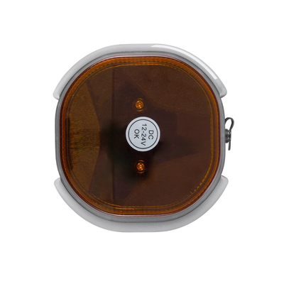 GloboStar® 85359 PRO Series Επαναφορτιζόμενος Φάρος Σήμανσης Οχήματος Security - Ασφαλείας για Αυτοκίνητα & Φορτηγά 10 Προγραμμάτων Φωτισμού STROBE LED 48W DC 10-30V Αδιάβροχος IP65 Πορτοκαλί