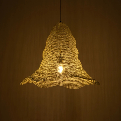 GLOBOSTAR® KENTUCKY 01892 Vintage Κρεμαστό Φωτιστικό Οροφής με Ντουί 1 x E27 AC 220-240V IP20 - Λευκό - Μ60 x Π60 x Υ52cm