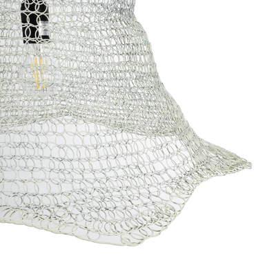 GLOBOSTAR® KENTUCKY 01892 Vintage Κρεμαστό Φωτιστικό Οροφής με Ντουί 1 x E27 AC 220-240V IP20 - Λευκό - Μ60 x Π60 x Υ52cm