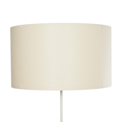 GloboStar® LUMO 201-0071 Μοντέρνο Επιδαπέδιο Φωτιστικό Μονόφωτο 1 x E27 IP20 Μπεζ Ξύλο με Μπεζ Ύφασμα - Μ37 x Π36 x Υ136cm