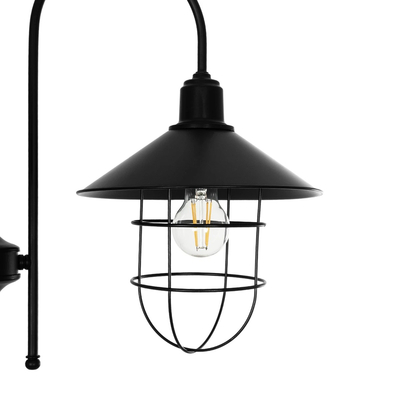 GLOBOSTAR® BLAZEO 201-0079 Vintage Κρεμαστό Φωτιστικό Οροφής με Ντουί 3 x E27 AC 220-240V IP20 - Μαύρο - Μ42 x Π42 x Υ66cm