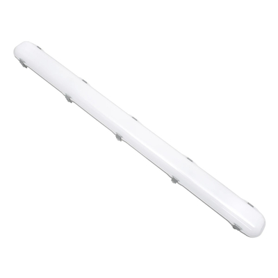 GLOBOSTAR® EMERGANO 60180 120cm Γραμμικό Βιομηχανικό Φωτιστικό Tri-Proof Τεχνολογίας Emergency με Ενσωματωμένη Μπαταρία Li-Ion 3.7V 5000mAH & Αυτονομία 3 Ώρες LED 48W 5760lm 120° AC 220-240V Αδιάβροχο IP65 Ψυχρό Λευκό 6000K - LUMILEDs SMD Chip & TÜV SÜD Driver - Γκρι με Γαλακτερό Κάλυμμα Πλαστικό PC - Μ120 x Π10.5 x Υ8cm - 5 Χρόνια Εγγύση