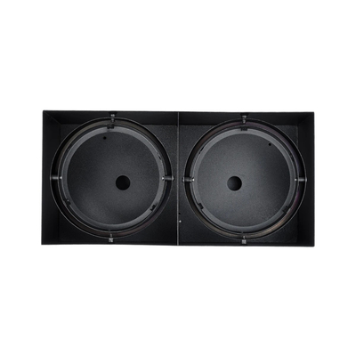 GLOBOSTAR® MAGMA 60627 Μοντέρνο Φωτιστικό Οροφής με Ντουί 2 x GU10 AC 220-240V IP20 - Μαύρο - Μ30 x Π15 x Υ13cm