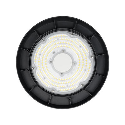 GLOBOSTAR® INDUSTRY 61501 Βιομηχανικό Φωτιστικό Καμπάνα High Bay UFO LED 150W 22500lm 90° AC 220-240V Αδιάβροχο IP65 Φυσικό Λευκό 5000K - Sanan Opto SMD Chip & TÜV SÜD Driver - Μαύρο Ματ - Μ26.5 x Π26.5 x Υ15cm - 5 Χρόνια Εγγύηση