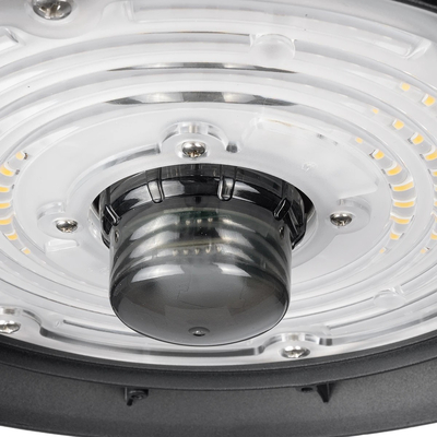 GLOBOSTAR® INDUSTRY 61704 Βιομηχανικό Φωτιστικό Καμπάνα High Bay UFO Τεχνολογίας Smart Group Linkable Control System 2.4Ghz με Αισθητήρα Κίνησης Microwave LED 100W 15000lm SDCM