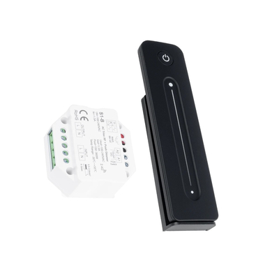 GloboStar® 73124 S1-B+R11 SKYDANCE ΣΕΤ Dimmer & Ασύρματο Χειριστήριο Αφής 1 Group RF 2.4Ghz 1.5A Max AC100-240V (360W) - DC 3V IP20 - 5 Χρόνια Εγγύηση