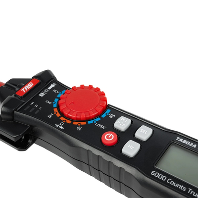 GloboStar® 79693 Ψηφιακό Φορητό Πολύμετρο TASI TA802A με Θήκη Προστασίας Μαύρο