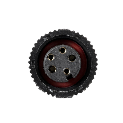 GLOBOSTAR® WWCONNECTOR 90777 5 Pin Σύνδεσμος Τροφοδοσίας για Wall Washers & Προβολείς με Είσοδο 5 x 0.25mm2 & Έξοδο 1 x Αρσενικό Βύσμα Αδιάβροχο IP65 - Μαύρο - Μ20 x Π1.5 x Υ1.5cm