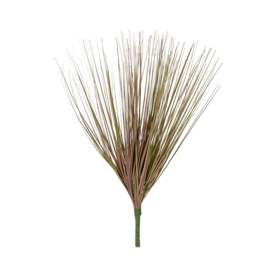 GloboStar® Artificial Garden BEIGE GRASS BOUQUET 21157 Τεχνητό Διακοσμητικό Μπουκέτο Grass Γκρι Y45cm