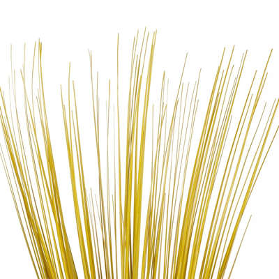 GloboStar® Artificial Garden YELLLOW GRASS BOUQUET 21162 Τεχνητό Διακοσμητικό Μπουκέτο Grass Κίτρινο Y90cm