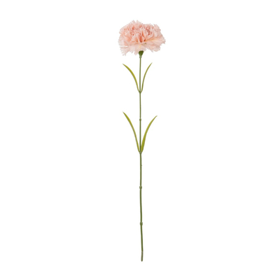 GloboStar® Artificial Garden PALE PING CARNATION BRANCH 21208 Τεχνητό Διακοσμητικό Κλαδί Γαρίφαλο Απαλό Ρόζ Y60cm