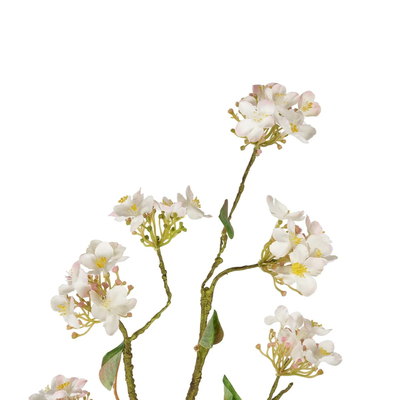 GloboStar® Artificial Garden WHITE CHERRY BLOSSOM BRANCH 21320 Τεχνητό Διακοσμητικό Λευκό Κλαδί Κερασίας Y88cm