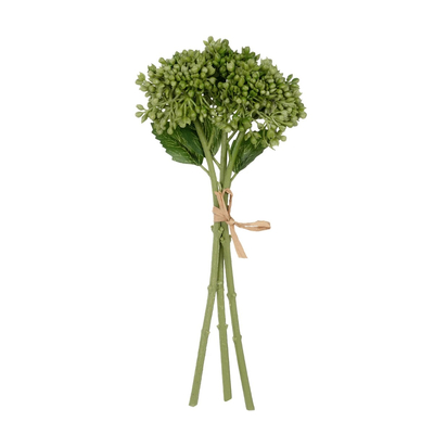 GloboStar® Artificial Garden GREEN HYACINTH BOUQUET 21354 Τεχνητό Διακοσμητικό Μπουκέτο Πράσινος Υάκυνθος Y30cm