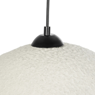 GLOBOSTAR® STONE 204-0124 Μοντέρνο Κρεμαστό Φωτιστικό Οροφής με Ντουί 1 x E27 AC 220-240V IP20 - Γκρι - Μ35 x Π31 x Υ26cm