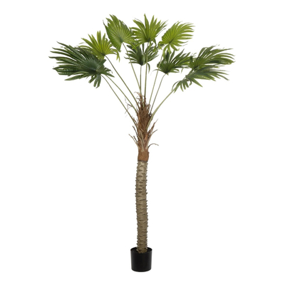 GloboStar® Artificial Garden WASHINGTONIA FILIFERA TREE 21107 Τεχνητό Διακοσμητικό Φοινικόδεντρου Υ200cm