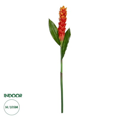 GloboStar® Artificial Garden RED MOON PEACH BRANCH 21392 Τεχνητό Διακοσμητικό Κόκκινο Κλαδί Άνθος Ροδάκινου Y105cm