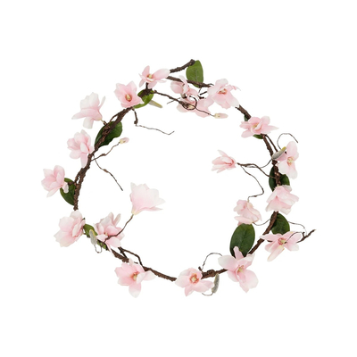 GloboStar® Artificial Garden MAGNOLIA FLOWER VINE 21469 Τεχνητό Διακοσμητικό Κλαδί Μανόλιας Y180cm