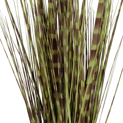 GloboStar® Artificial Garden ZEBRA GRASS 21482 Τεχνητό Διακοσμητικό Φυτό Ζέμπρα  Υ85cm