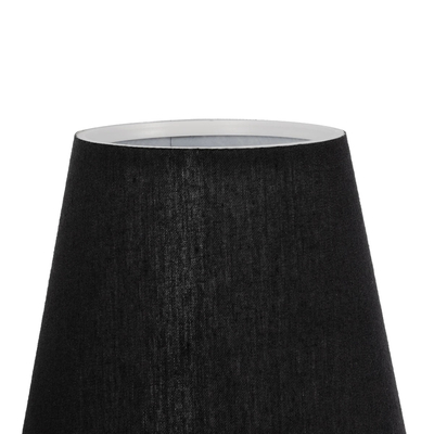 GLOBOSTAR® ELEGANTE 204-0185 Μοντέρνο Φωτιστικό Τοίχου - Απλίκα με Ντουί 1 x E27 AC 220-240V IP20 - Μαύρο - Μ14 x Π22 x Υ24cm