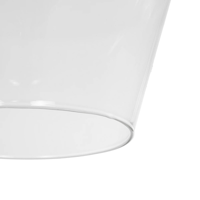 GLOBOSTAR® BOHEMIA 206-0040 Μοντέρνο Κρεμαστό Φωτιστικό Οροφής με Ντουί 1 x E27 AC 220-240V IP20 - Διάφανο - Μ20 x Π20 x Υ32cm