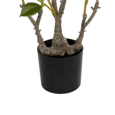 GloboStar® Artificial Garden CAMELIA 21115 Τεχνητό Διακοσμητικό Δέντρο Καμέλια Μ50 x Π30 x Υ90cm