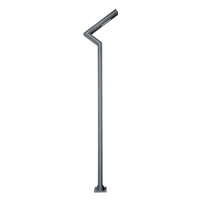 GLOBOSTAR® ZAPOPAN 90838 Φωτιστικό Urban Light Πλατείας/Πάρκου LED 30W 4080lm 120° AC 220-240V Αδιάβροχο IP65 IK09 Φυσικό Λευκό 5000K - LUMILEDs SMD Chip & MEANWELL Driver - Γκρι Ανθρακί - Μ75 x Π14 x Υ360cm - 5 Χρόνια Εγγύηση