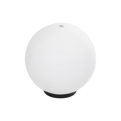 GLOBOSTAR® AGROS 61710 Φωτιστικό Κήπου με Ντουί 1 x E27 AC 220-240V Αδιάβροχο IP65 - Λευκό & Μάυρο - Μ30 x Π30 x Υ32cm