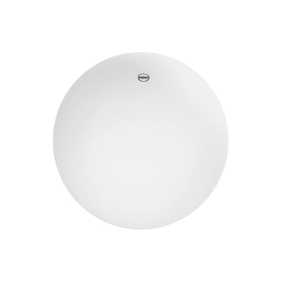 GLOBOSTAR® AGROS 61710 Φωτιστικό Κήπου με Ντουί 1 x E27 AC 220-240V Αδιάβροχο IP65 - Λευκό & Μάυρο - Μ30 x Π30 x Υ32cm