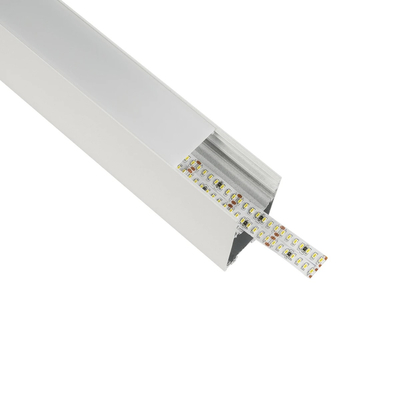 GLOBOSTAR® ALP-LINEAR LUMILINE 61763-3M Επιφανειακό / Κρεμαστό / Επιτοίχιο Προφίλ Αλουμινίου με Λευκό Γαλακτερό Πατητό Κάλυμμα για Ταινίες LED IP20 - Λευκό Ματ - Μ300 x Π3.5 x Υ7cm