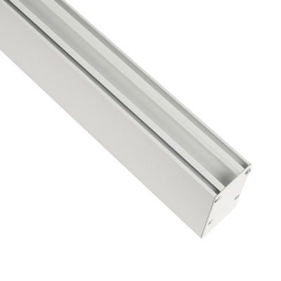 GLOBOSTAR® ALP-LINEAR LUMILINE 61763-3M Επιφανειακό / Κρεμαστό / Επιτοίχιο Προφίλ Αλουμινίου με Λευκό Γαλακτερό Πατητό Κάλυμμα για Ταινίες LED IP20 - Λευκό Ματ - Μ300 x Π3.5 x Υ7cm
