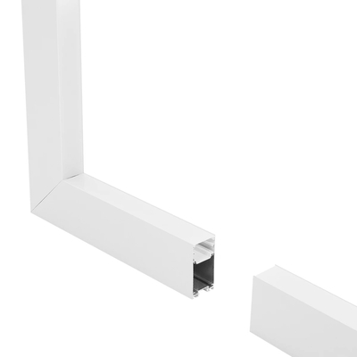 GLOBOSTAR® ALP-CORNER-IN90 LUMILINE 61769 Επιφανειακό / Κρεμαστό Προφίλ Αλουμινίου Γωνία με Λευκό Γαλακτερό Πατητό Κάλυμμα για Ταινίες LED IP20 - Λευκό Ματ - Μ30 x Π3.5 x Υ7cm