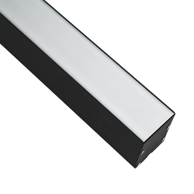 GLOBOSTAR® ALP-LINEAR BRIGHTRAIL 61775-3M Επιφανειακό / Κρεμαστό / Επιτοίχιο Προφίλ Αλουμινίου με Λευκό Γαλακτερό Πατητό Κάλυμμα για Ταινίες LED IP20 - Μαύρο Ματ - Μ300 x Π5 x Υ7.5cm