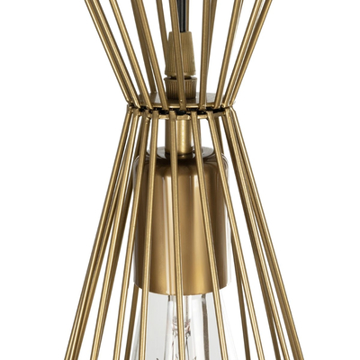 GLOBOSTAR® FLIXIO 201-0126 Vintage Κρεμαστό Φωτιστικό Οροφής με Ντουί 3 x E27 AC 220-240V IP20 - Χρυσό - Μ40 x Π40 x Υ70cm