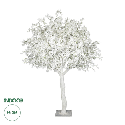 GloboStar® Artificial Garden ALMOND TREE 21113 Τεχνητό Διακοσμητικό Δέντρο Αμυγδαλιά Μ65 x Π60 x Υ200cm