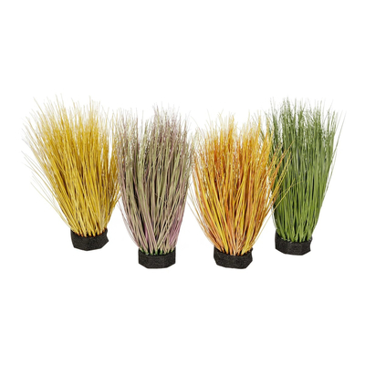 GloboStar® Artificial Garden GRASS BUSH 21171 Τεχνητό Διακοσμητικό Φυτό Θάμνος Γρασίδι Μ30 x Π20 x Υ65cm