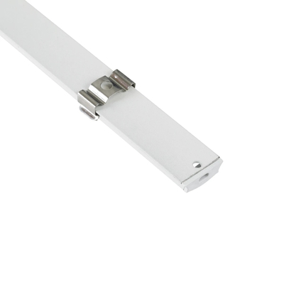 GLOBOSTAR® ALP-LINEAR CURBARIO 70863-1M Επιφανειακό Εύκαμπτο Προφίλ Αλουμινίου με Λευκό Γαλακτερό Πατητό Κάλυμμα για Ταινίες LED IP20 - Λευκό - Μ100 x Π1.8 x Υ0.5cm