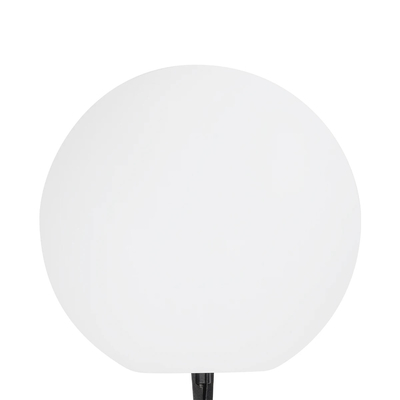 GLOBOSTAR® AQUAGLOW 71475 Μοντέρνο Φωτιστικό Κήπου Μπάλα με IR Ασύρματο Χειριστήριο LED 5W 400lm 360° DC 5V με USB-C με Ενσωματωμένο Φωτοβολταϊκό Panel 6V 1.5W & Επαναφορτιζόμενη Μπαταρία Li-ion 3.7V 3x18650 1800mAh Αδιάβροχο IP54 Πολύχρωμο RGBW Dimmable - Sanan SMD Chip - Γαλακτερό Λευκό - Μ35 x Π35 x Υ35cm - 2 Χρόνια Εγγύηση