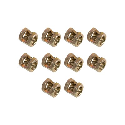 GLOBOSTAR® PIPEADAPT 79593 Μεταλλικός DIY Σύνδεσμος για Ολόπασους Σωλήνες Φωτιστικών - Μ1.3 x Π1.3 x Υ1.5cm - Πακέτο 10 Τεμαχίων