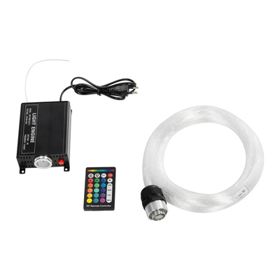 GLOBOSTAR® LUMOFIBRA 79613 Κιτ Συστήματος Οπτικής Ίνας με 150τεμ Φ1mm x Μ200cm & RF Ασύρματο Χειριστήριο LED 5W 200lm 1° AC 220-240V IP20 Πολύχρωμο RGB - Μ11.5 x Π9 x Υ4cm - 2 Χρόνια Εγγύηση