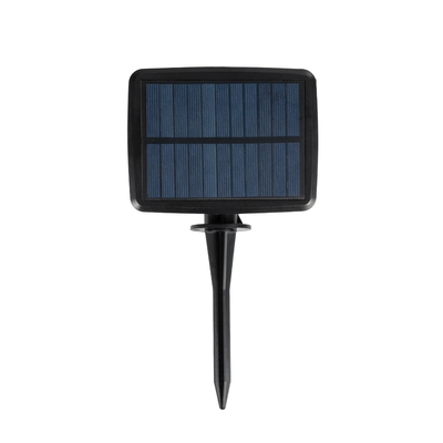 GLOBOSTAR® TWILIGHT 79667 Μοντέρνο Φωτιστικό Κήπου Γιρλάντα 7.7m με 15 Λάμπες & IR Ασύρματο Χειριστήριο LED 9W 810lm 360° DC 3.7V με Ενσωματωμένο Φωτοβολταϊκό Panel 5.5V 1.5W & Επαναφορτιζόμενη Μπαταρία Li-ion 3.6V 1x18650 2200mAh Αδιάβροχο IP65 Θερμό Λευκό 2700Κ Dimmable - Sanan SMD Chip - Μαύρο & Διάφανο - Μ770 x Π4 x Υ7cm - 2 Χρόνια Εγγύηση