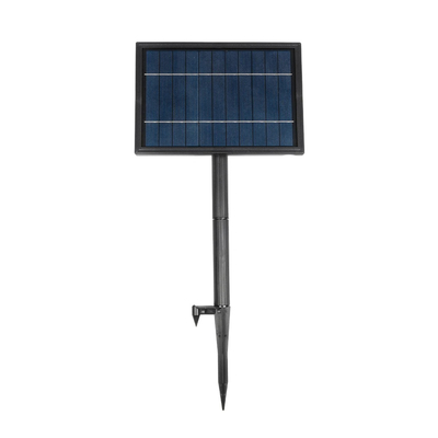 GLOBOSTAR® TWILIGHT 79669 Μοντέρνο Φωτιστικό Κήπου Γιρλάντα 14.5m με 50 Λάμπες LED 30W 2700lm 360° DC 3.6V με Ενσωματωμένο Φωτοβολταϊκό Panel 5.5V 5W & Επαναφορτιζόμενη Μπαταρία Li-ion 3.7V 3x18650 6600mAh Αδιάβροχο IP65 Θερμό Λευκό 2700Κ Dimmable - Sanan SMD Chip - Μαύρο & Διάφανο - Μ1450 x Π4 x Υ7cm - 2 Χρόνια Εγγύηση