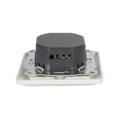 GloboStar® 999-0006 Ροοστάτης Dimmer Τοίχου LED AC100-240V 400W IP20 Μ8.4 x Π8.4 x Υ4.5cm